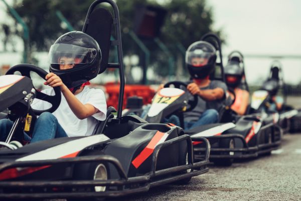 photo enfant karting